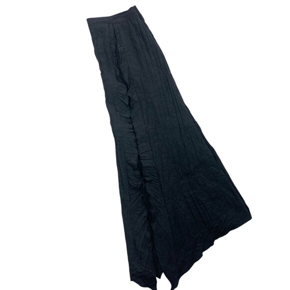 Asymmetrical textured skirt dark grey sz38  goth style ERIC ALEXANDRE - Picture 12 of 16